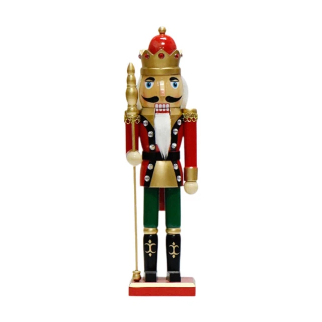 Figurine Arlequin Casse-Noisette De Noël, Décoration Multicolore 38 Cm - Palazzo INT
