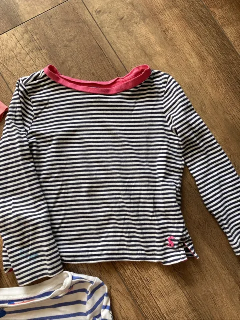 Joules Girls Bundle Aged 3 Years: Dress, Sequins T-shirt & Striped T-Shirt 3