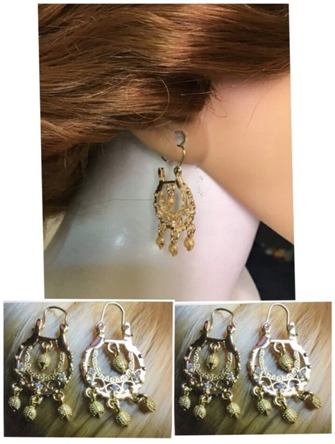 Boucles d'oreilles créoles Savoyardes en or