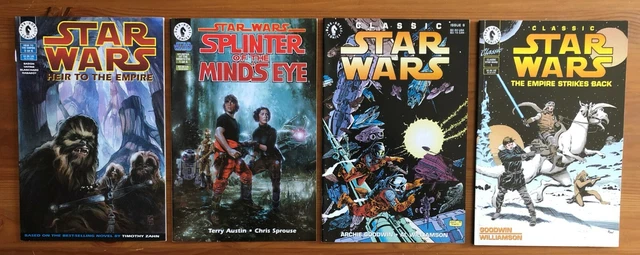 STAR WARS Mixed Dark Horse Collection (4) Books- including Heir to the Empire #3