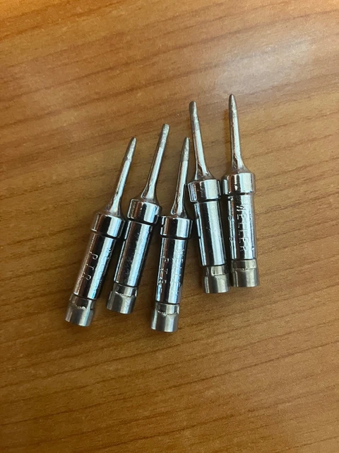 WELLER PTR SOLDERING TIPS 1.6mm (1/16")  LOT of 5