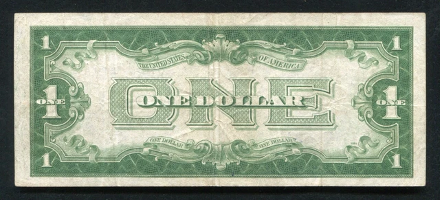 Fr. 1606 1934 $1 One Dollar “Funnyback” Silver Certificate Very Fine 2