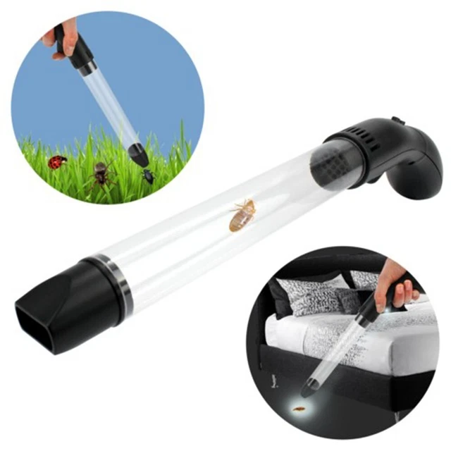 Catturatore insetti sottovuoto insetti portatile con luce LED atossico e conveni