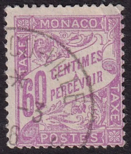 MONACO 1926-43 Postage Due 60c Magenta SG D117 Used (CV £42)