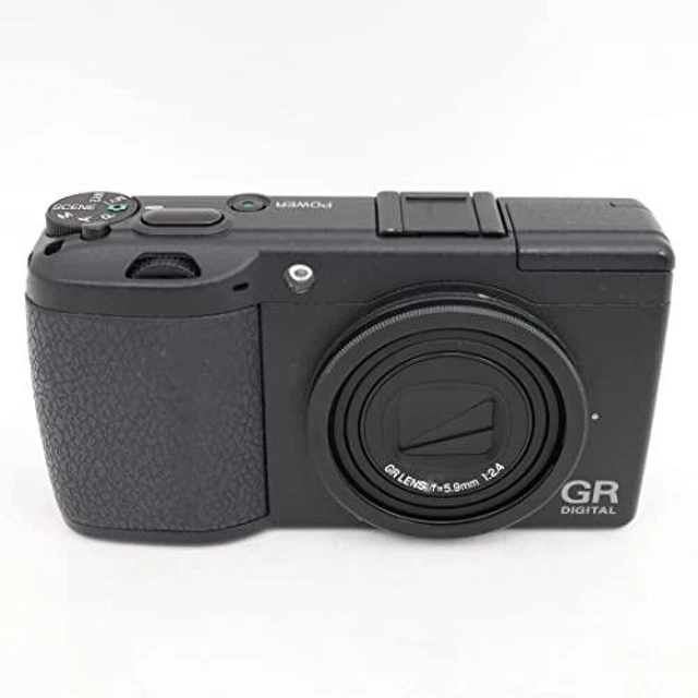 Excellent+++++ RICOH GR DIGITAL II 10.1MP Digital Camera Black From JAPAN