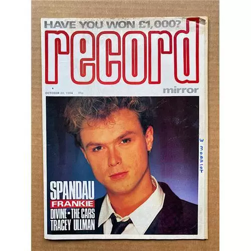 Spandau Ballet Record Mirror Magazine Oct 20 1984 Gary Kemp Cover With More Insi