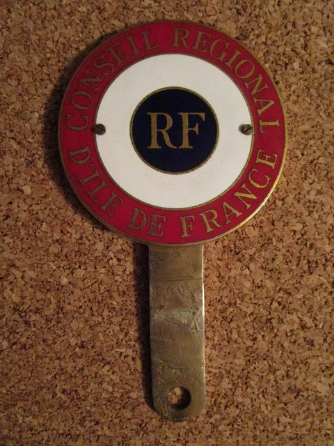 INSIGNE ANCIENNE EMAILLEE TCF BADGE TOURING CLUB DE FRANCE