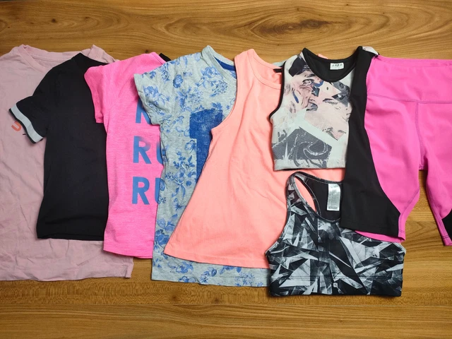 {F939} girls 8-9 years summer tops shorts bundle NEXT H&M George