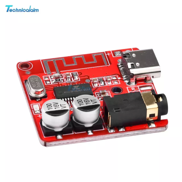 3.7-5V Type-C Bluetooth 5.1 Audio Receiver MP3 Decoder Lossless Module