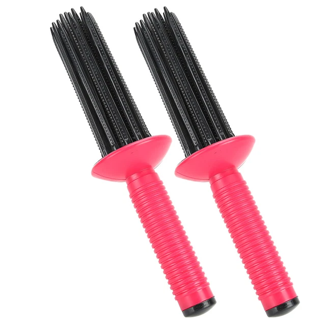 Hair Curler 17 Comb Teeth Anti‑Slip Curling Wand Hair Fluffy 2x Professional AOB 8