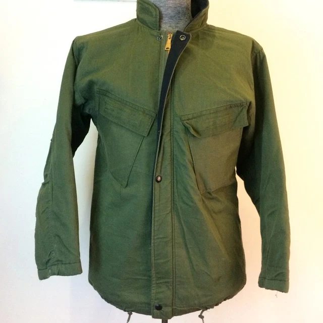 ジャケット・アウター 70s vintage US ARMY CHEMICAL PROTECTIVE Vintage 70s Green Military Jacket Chemical Protective Jacket