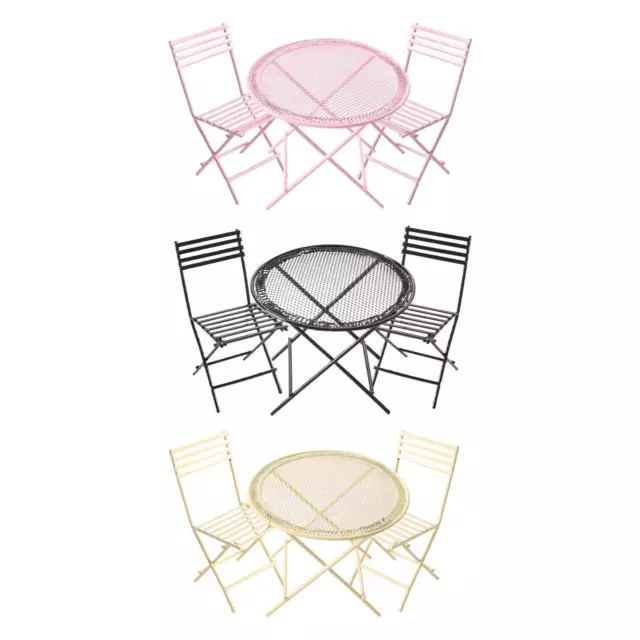 Table et chaises miniatures Set Fairy Garden Ornements pour Fairy Garden