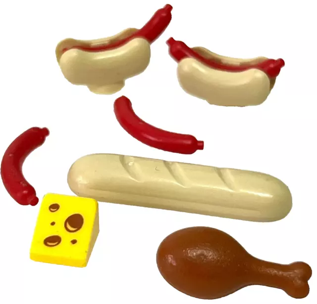 Lego Bulk Bread Sausages Food  Minifigs Ladies Gents Boys Girls Childrens Adults