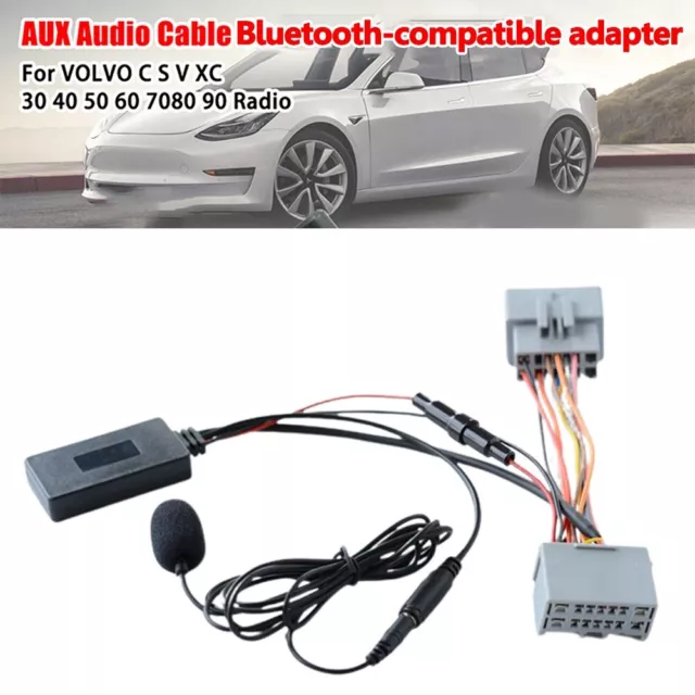 Adaptateur radio de voiture intégré sans fil AUX pour VOlVO C30 S40 V50 S60 XC