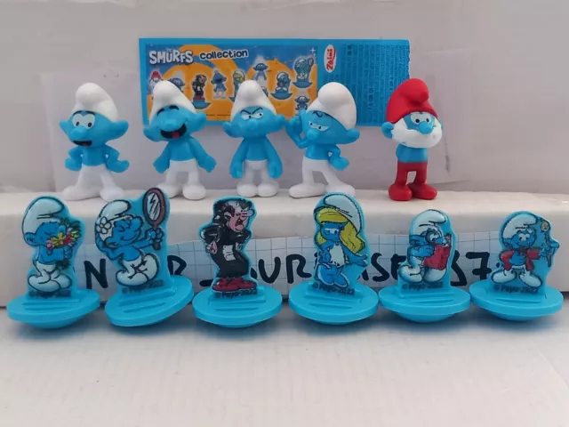 Extra Kinder Sorpresine Zaini Scegli Figure 3D - Serie Puffi Smurfs Crystal Rar