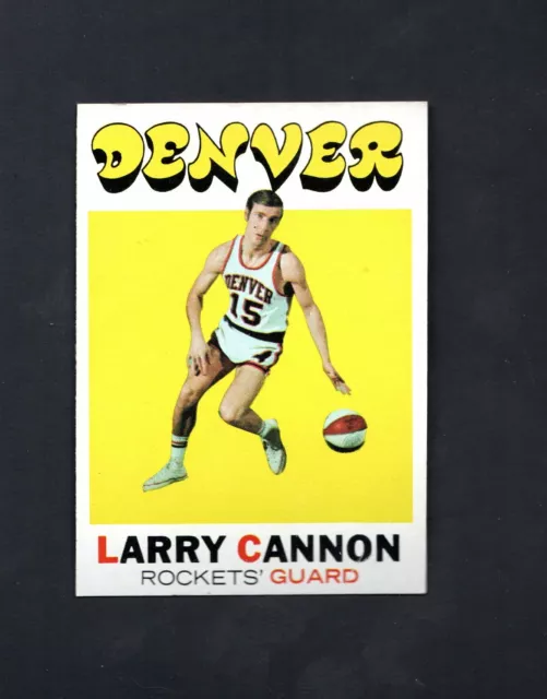 1971 Topps Larry Cannon #196 ~~ Rockets ~~  Set Break!  ~~ High Grade