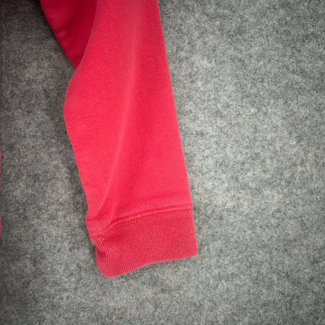 OSHKOSH B'Gosh Sweatshirt Boys Size 8 Red Full Zip Hoodie Embroidered 3