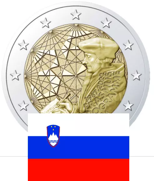 2 Euros Commémorative Slovénie 2022 Erasmus UNC