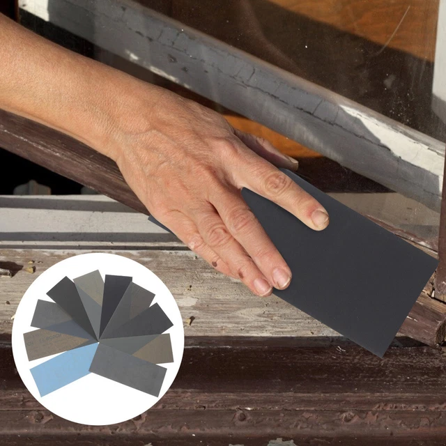 KIT CARTA VETRATA Carta Vetrata Per Levigatura Precisa Mobili Alta - Foto 2