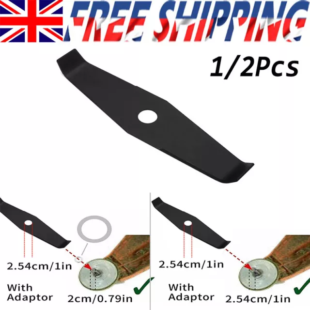 Black Brushcutter Blade 2 Tooth 305MM X 75MM Fits Many STIHL Models 254MM Hole