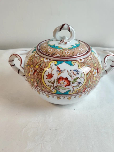Sucrier Sarreguemines (1860-1919) Minton
