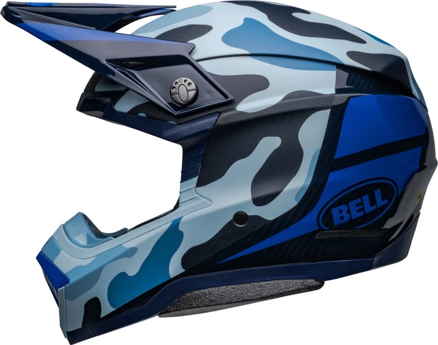 Bell Moto-10 Spherical Ferrandis Matte/Gloss Blue Med Motorcycle Helmet