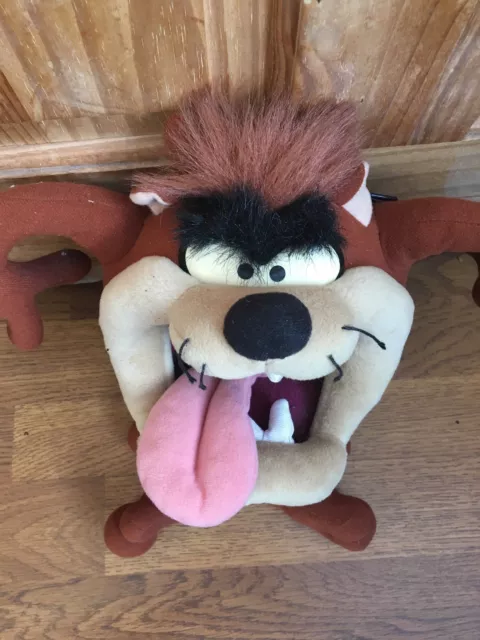 Large Collectable Taz Tasmanian Devil Soft Plush Figure Toy Looney Tunes Vintage