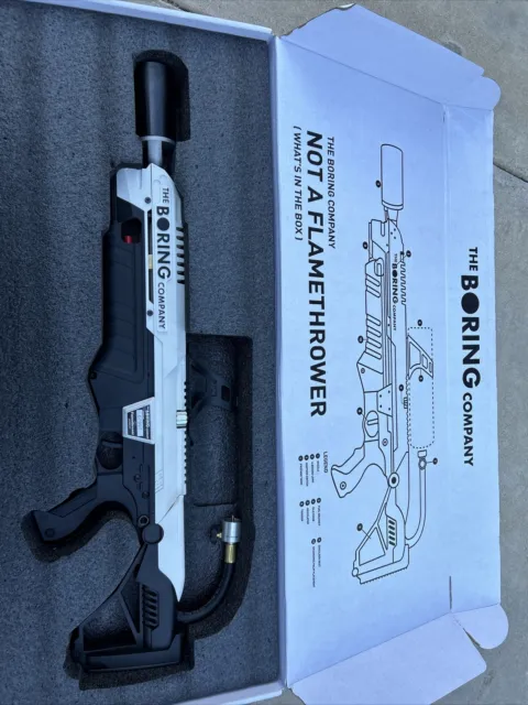 The Boring Company Not A Flamethrower gently used in Original BOX