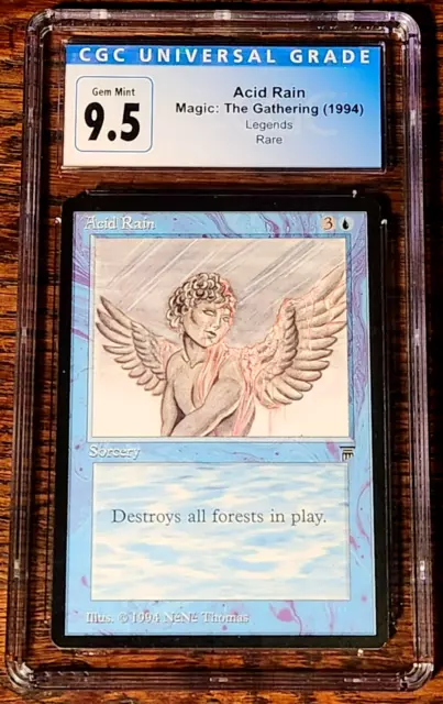 MTG　Acid Rain　PSA9　legends eBay Auction Item 223045756175 Tcg Cards 1994 Magic The