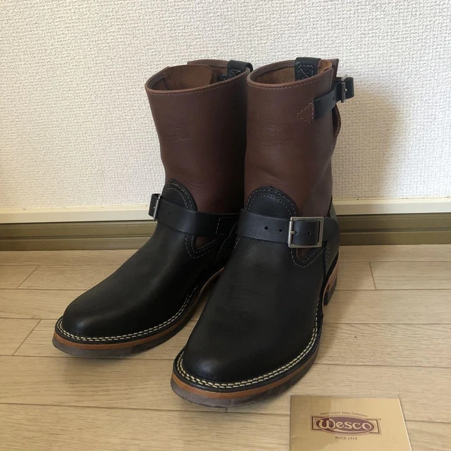 WESCO BOSS 7D Black Narrow Engineer Boots #0806 £832.39 - PicClick UK