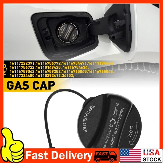 Fuel Gas Tank Filler Cap 16116756772 For BMW E39 E46 E60 E70 E90 MINI Cooper