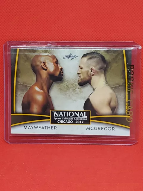 2017 Leaf⭐Floyd Mayweather🥊Conor McGregor⭐RC⭐National Convention VIP🪙GOLD🪙