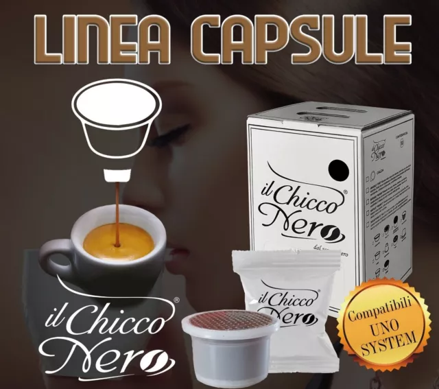 CAFFE CAPSULE compatibili UNO SYSTEM - Caffè IL CHICCO NERO