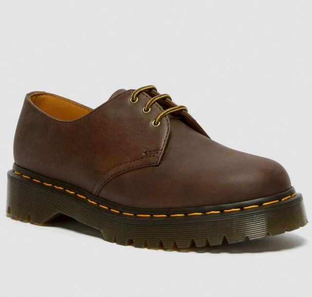 DR MARTENS 1461 Black Leather Oxford Shoes Womens Size UK 6.5