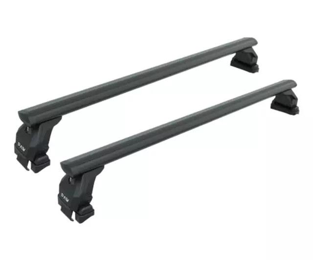 For Subaru Forester Premium 2018-Up Roof Rack Cross Bars Normal Roof Alu Black