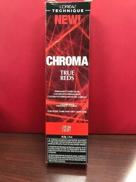 Loreal Technique Chroma True Reds Perm. Haircolor CHERRY  1.74oz
