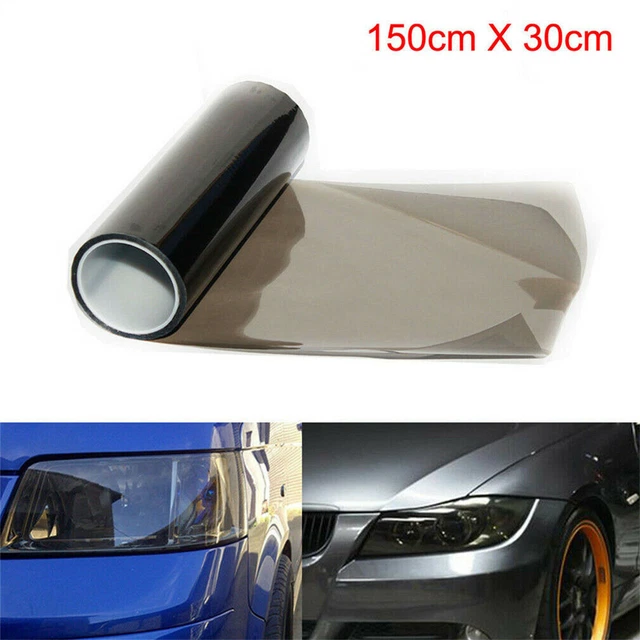 AUTO LIGHT SMOKE Black Tint Film Headlights Tail lights Car Vinyl Wrap