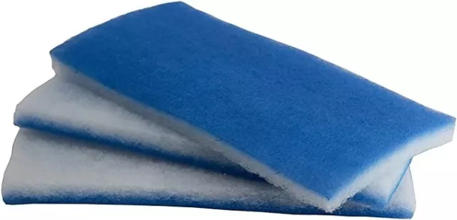 10-Ft Total Blue Bonded Aquarium Filter Media Pad 12" X 24" Filter Fiber, 5 Pack