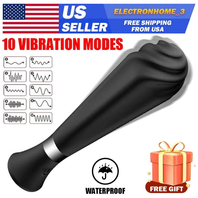 MM Electronicles Mini Powerful Bullet Massager  10 Speeds, USB  Rechargeable, Waterproof, Blue Mini Muscle Massager
