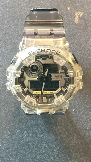 Orologio Casio G-Shock World Time Chronograph Quarzo Analogico-Digitale GA700SK-1