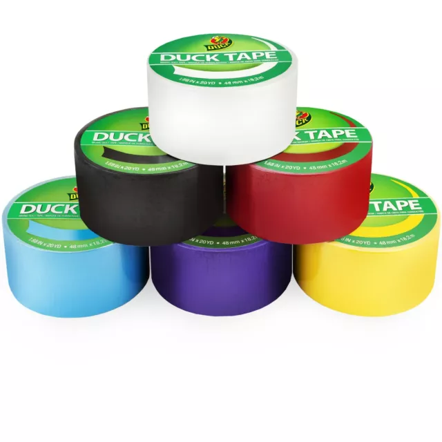 Duck Tape Repair Tape - 48mm x 18.2m - Self Adhesive - 6 Colours Available