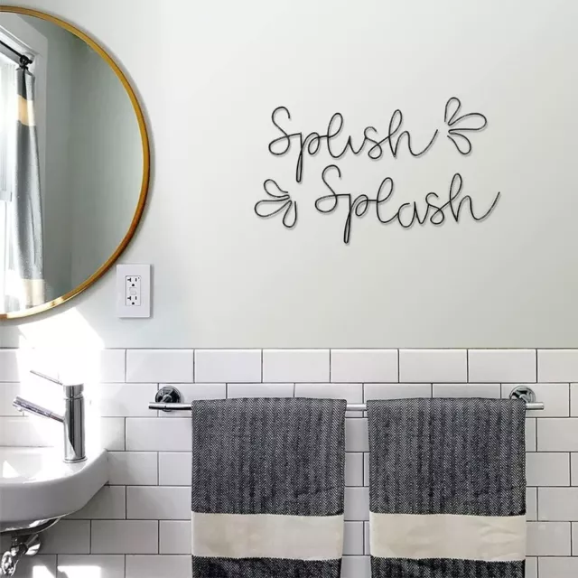 Spritz siringhe splish splash bagno decorazione parete stanza