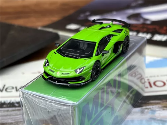 1/64 Scale Lamborghini Huracan GT3 EVO Green Diecast Car Model Toy Gift NIB