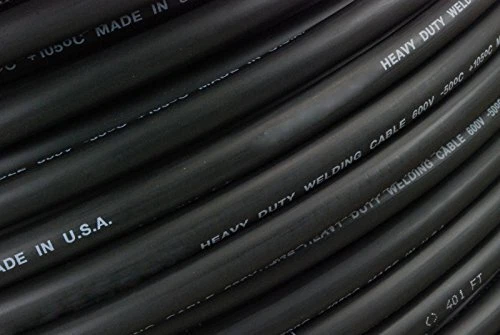 TEMCo WC0002-10 ft 2/0 Gauge AWG Welding Lead & Car Battery Cable Copper Wire...