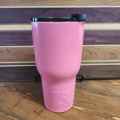 RTIC 20oz Tumbler Pink With Locking Lid