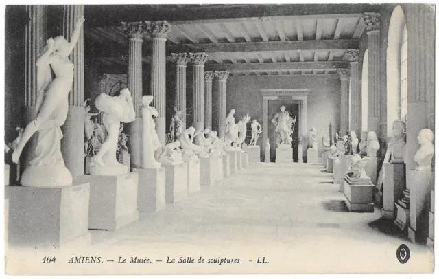 Amiens 80 Le Musée La salle des Sculptures Dept de La Somme CPSM écrite