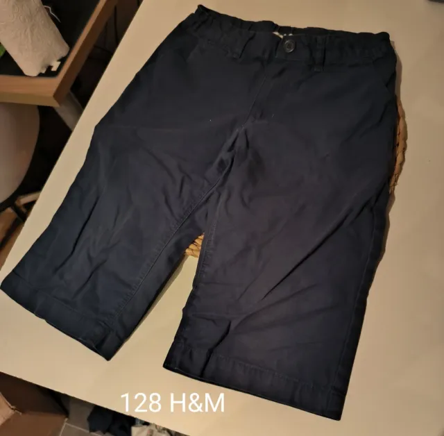 Kurze Hose Jeans Sommer Jungs H&M Gr 128 Bermuda Shorts Junge Jogger