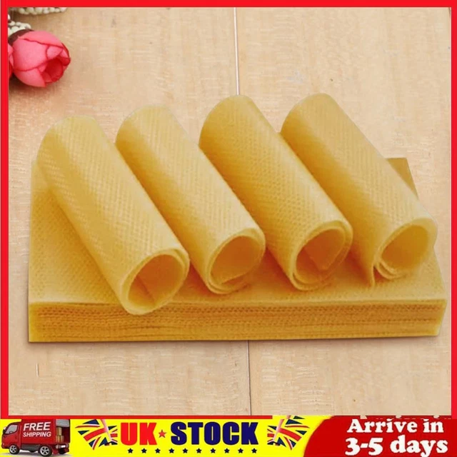 Natural Beeswa Sheets Multi-Purpose Honeycomb Mold for Beekeeping/Candle Making