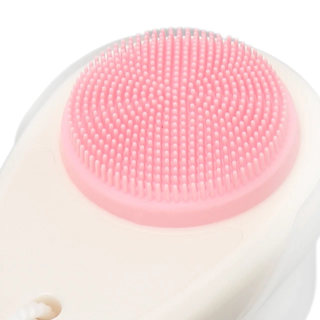 Double Sided Face Brush Manual Soft Bristles Ergonomic Handle Exfoliator PLM