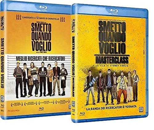 Blu Ray Smetto Quando Voglio / Smetto Quando Voglio - Masterclass - (2 Blu Ray)